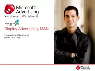 Display Advertising, MSN