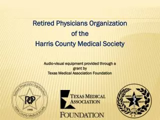 Retired Physicians Organization of the Harris County Medical Society