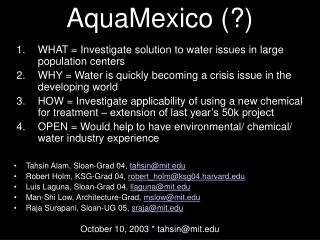 AquaMexico (?)