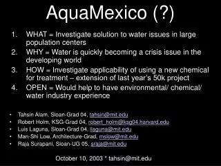 aquamexico