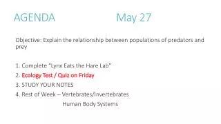 agenda may 27