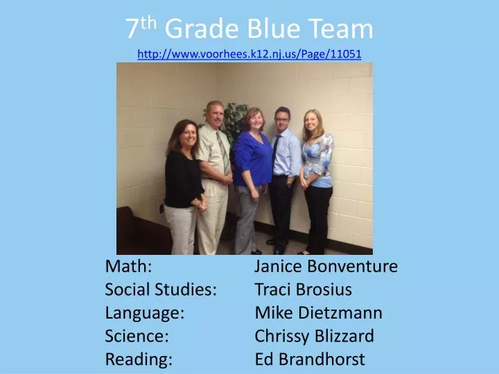 7 th grade blue team http www voorhees k12 nj us page 11051