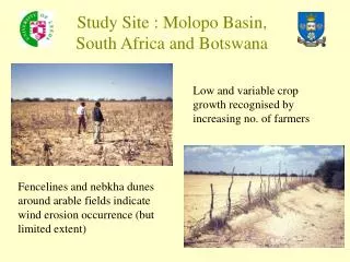 Study Site : Molopo Basin, South Africa and Botswana