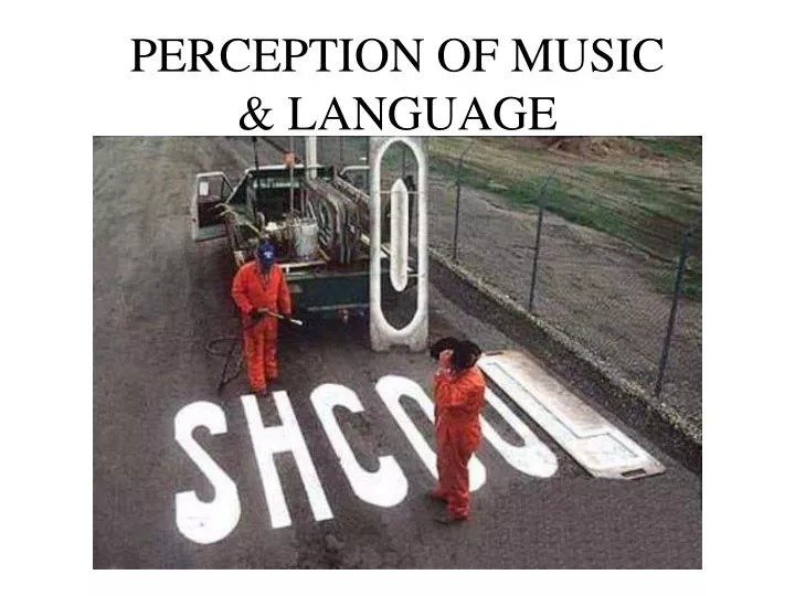 perception of music language