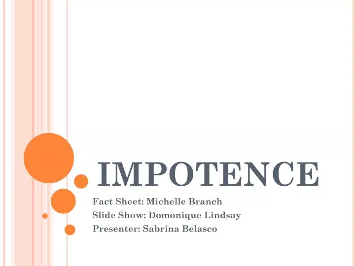 impotence