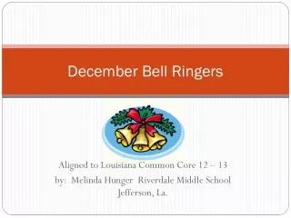 December Bell Ringers