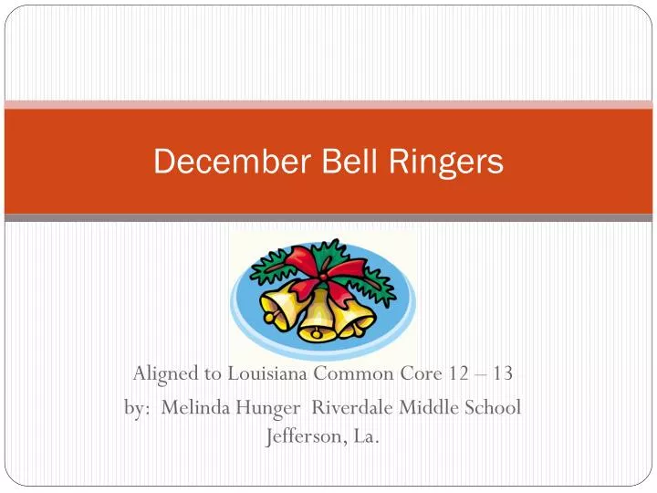 december bell ringers