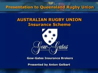 Gow-Gates Insurance Brokers Presented by Anton Gelbart
