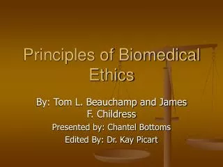 Principles of Biomedical Ethics