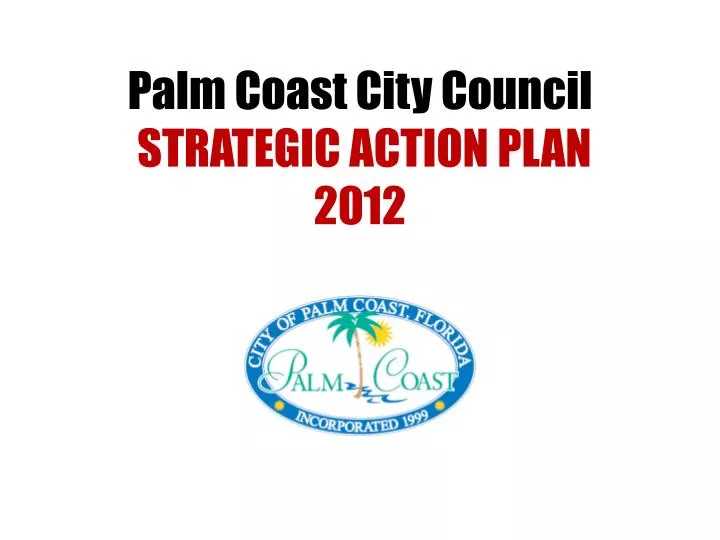 palm coast city council strategic action plan 2012