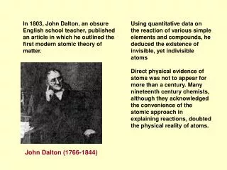 John Dalton (1766-1844)