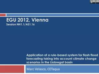 EGU 2012, Vienna Session NH1.1/AS1.16