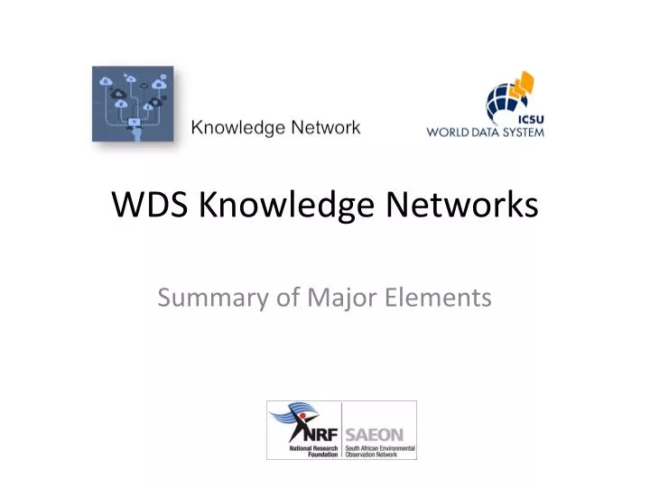 wds knowledge networks