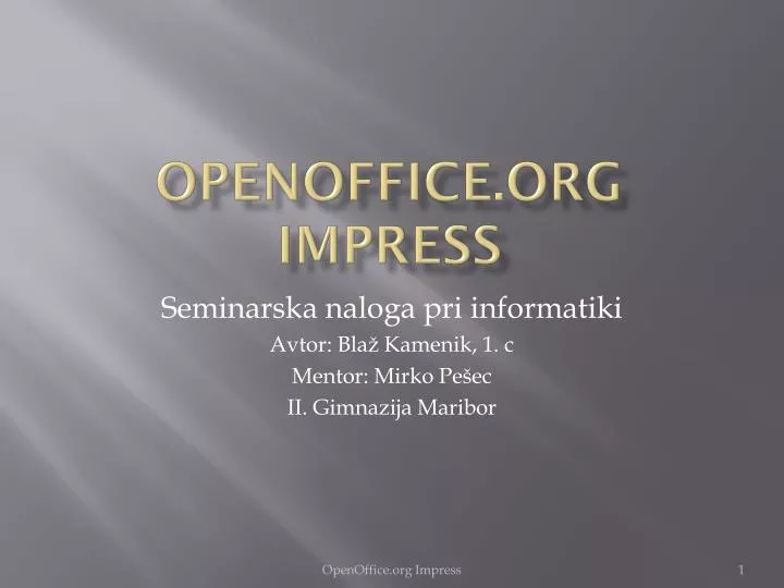 openoffice org impress
