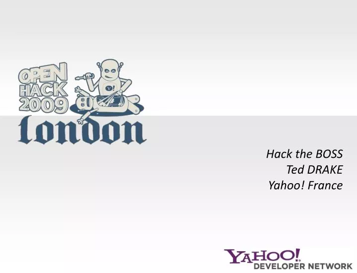 hack the boss ted drake yahoo france