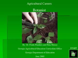 Agricultural Careers Botanist