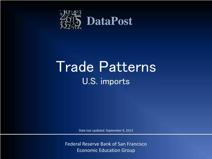 trade patterns u s imports