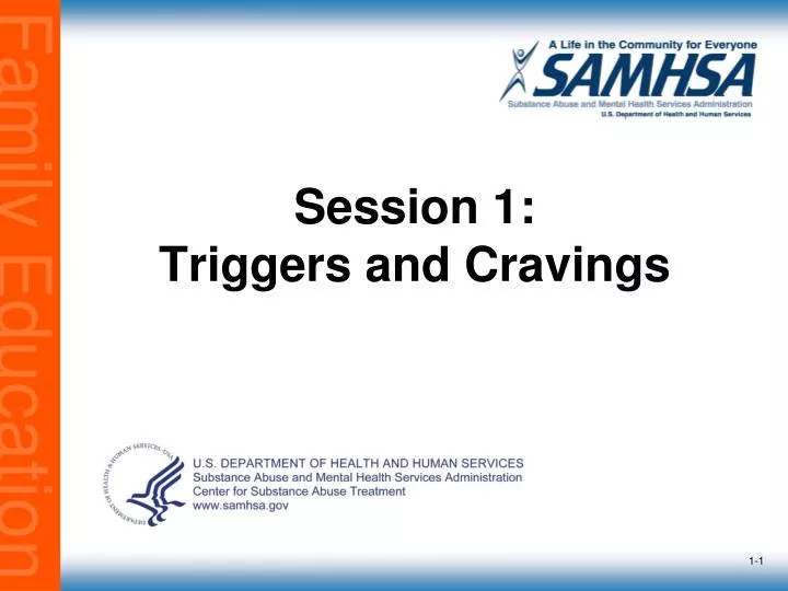 session 1 triggers and cravings