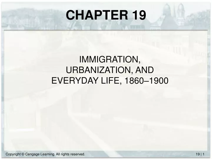 immigration urbanization and everyday life 1860 1900