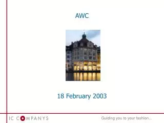 AWC 18 February 2003