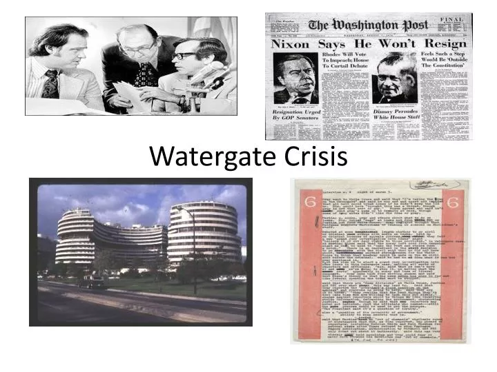 watergate crisis
