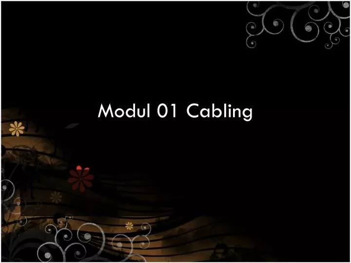modul 01 cabling