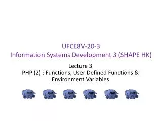 UFCE8V-20-3 Information Systems Development 3 (SHAPE HK)