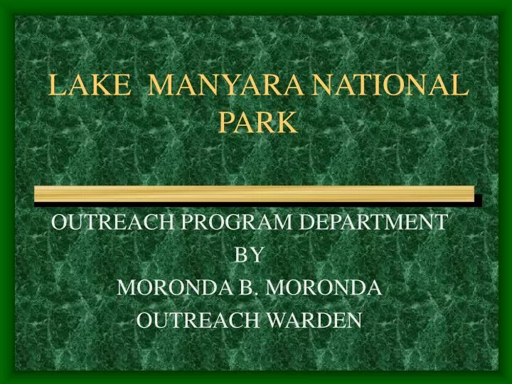 lake manyara national park