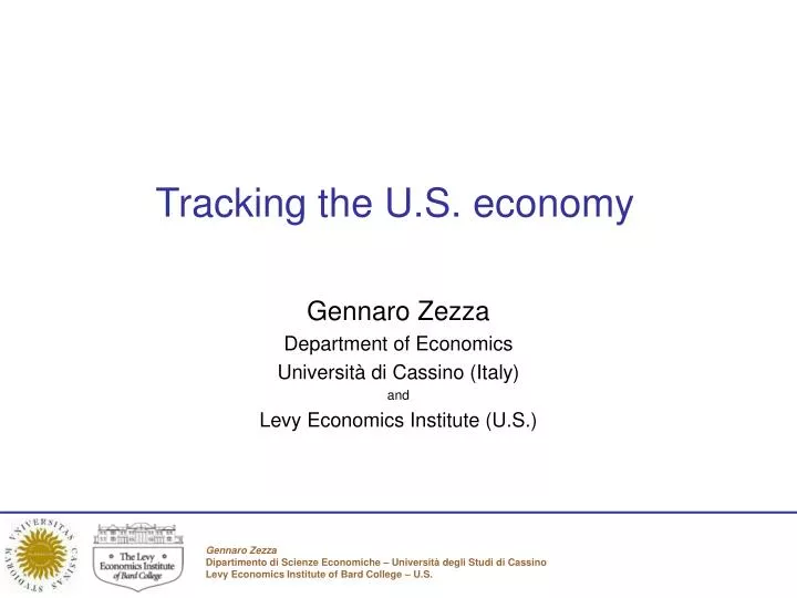 tracking the u s economy