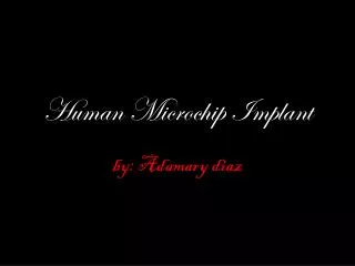 Human Microchip Implant