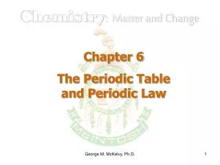 Chemistry : Matter and Change