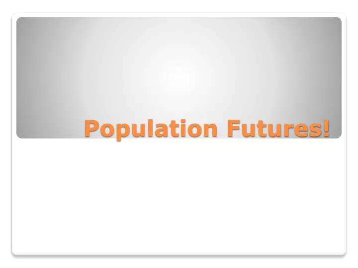 population futures
