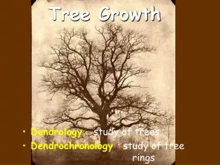 Tree Growth