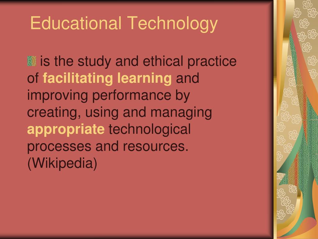 PPT - Educational Technology PowerPoint Presentation, free download ...