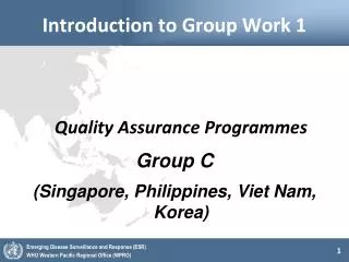 Introduction to Group Work 1