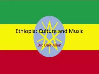 ethiopia culture and music