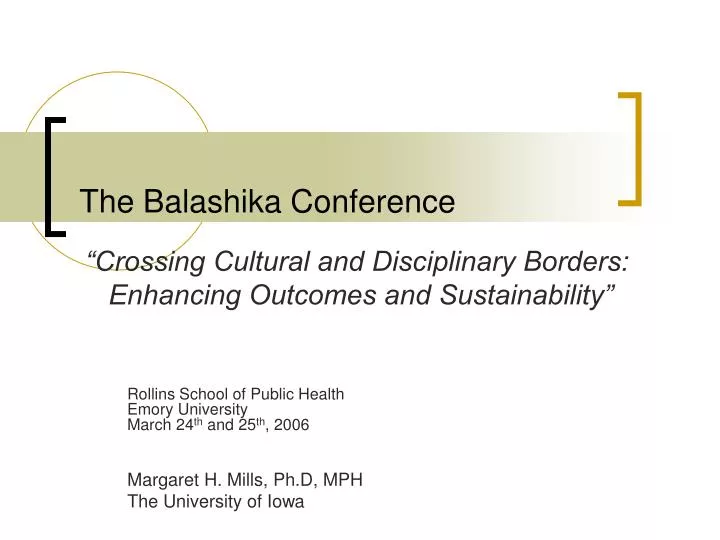 the balashika conference
