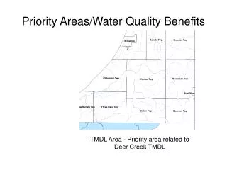 Priority Areas/Water Quality Benefits
