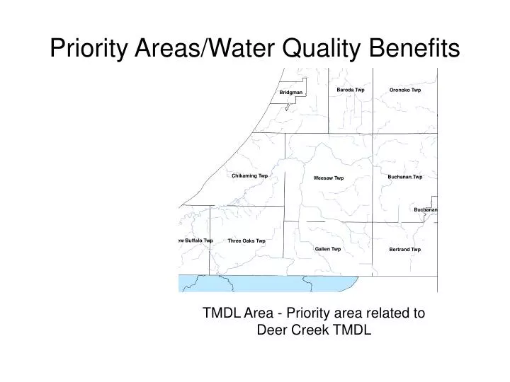 priority areas water quality benefits
