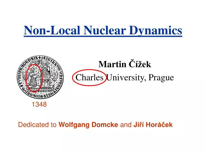 non local nuclear dynamics