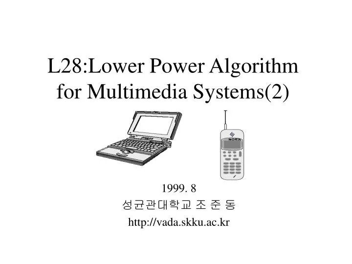 l28 lower power algorithm for multimedia systems 2