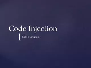 Code Injection