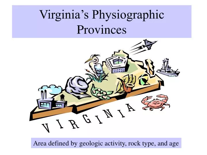 virginia s physiographic provinces