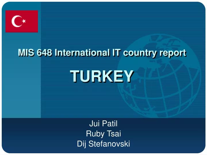 mis 648 international it country report turkey