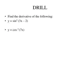 DRILL