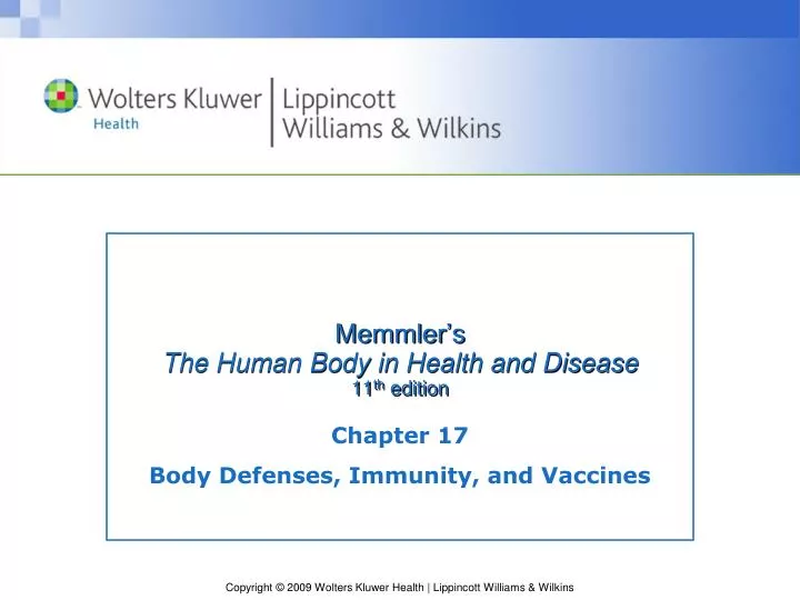 memmler s the human body in health and disease 11 th edition