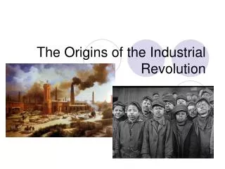 The Origins of the Industrial Revolution