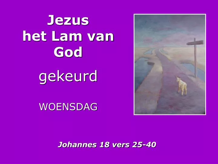 jezus het lam van god