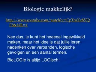 biologie makkelijk