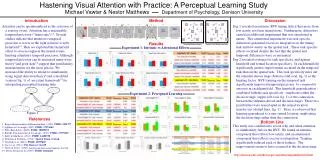 Hastening Visual Attention with Practice: A Perceptual Learning Study
